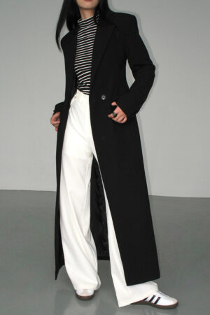 Collar Pocket Blazer Coat