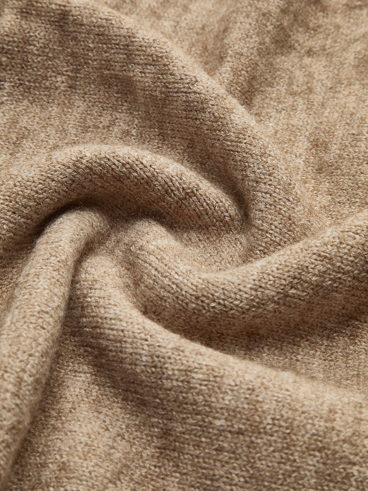 Plain Turtleneck Knit Pants Set - Image 7