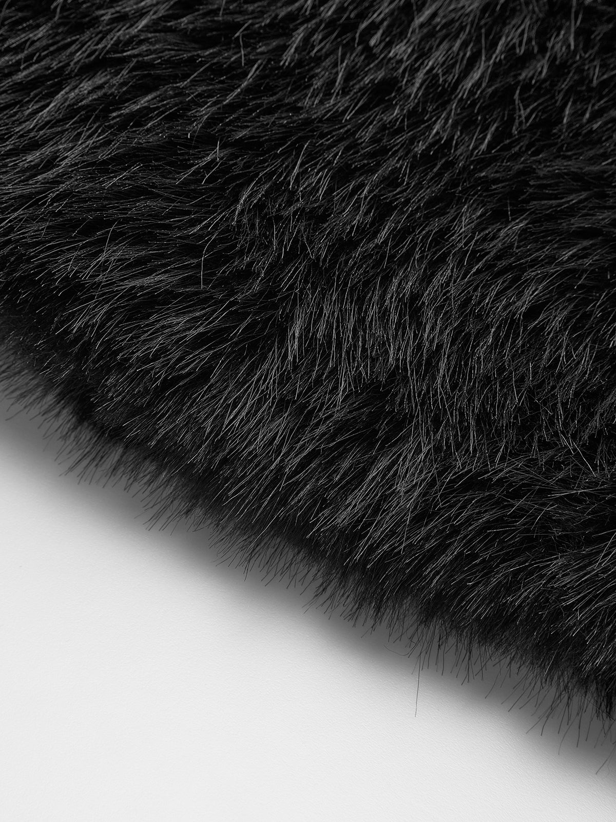 Solid Faux Fur Collar Jacket - Image 7