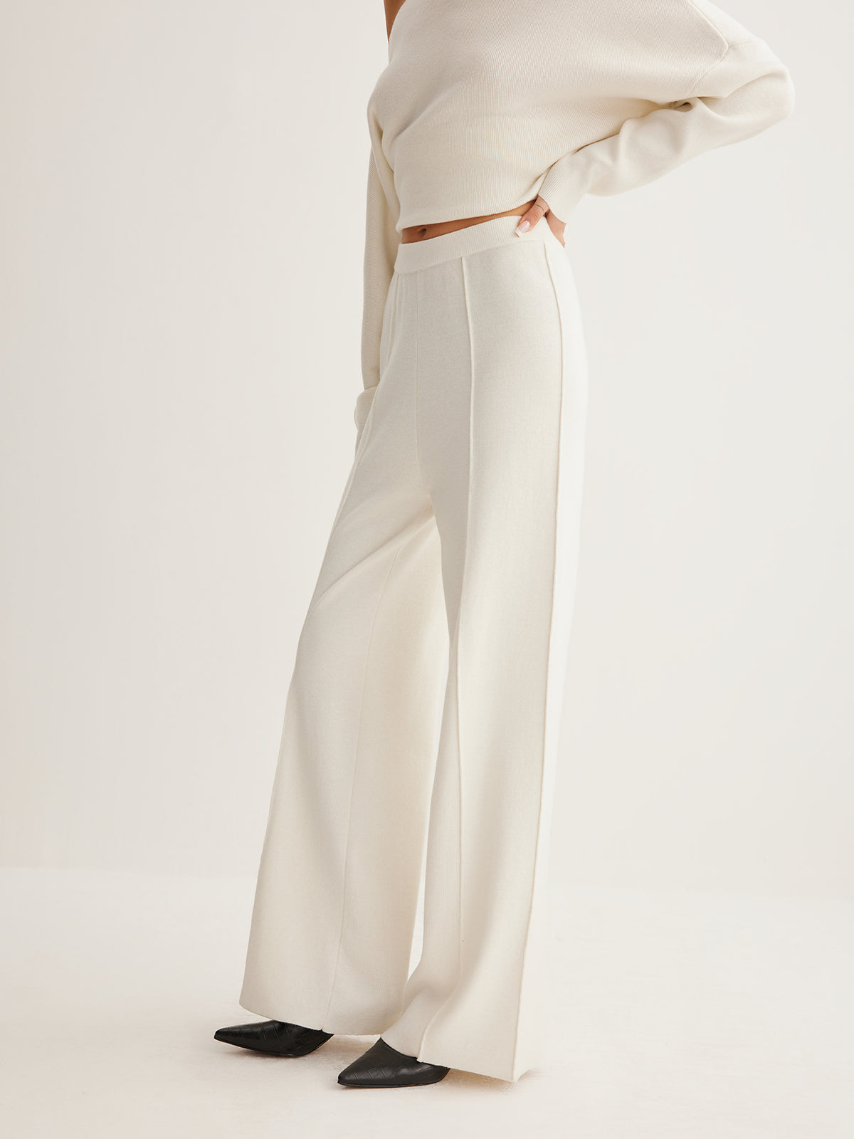 Wool-Blend Piping Pants - Image 4