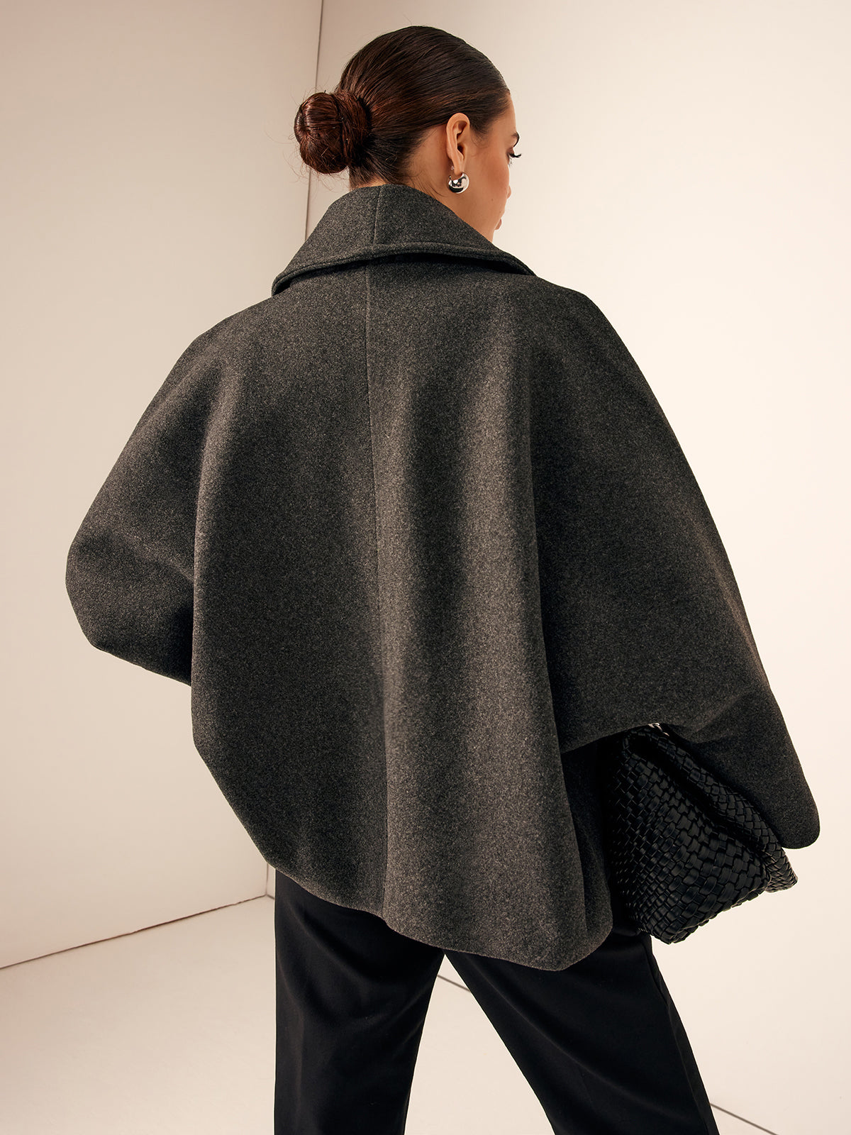 Tweed Pockets Loose Coat - Image 2