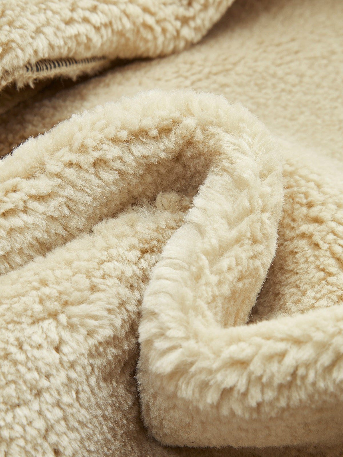 Too Blessed Sherpa Lined Shearling Leather Flight Jacket - Image 5