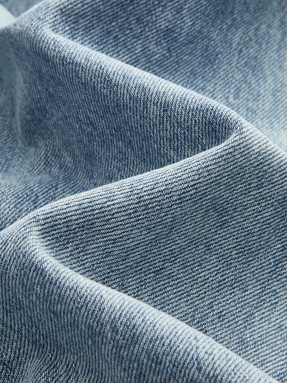 Asymmetric Waist Wide-Leg Jeans - Image 3